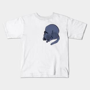 Russian blue cat Kids T-Shirt